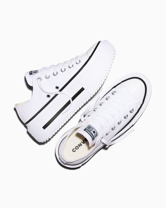 Chuck Taylor All Star Lift Double Stack Platform Canvas White/Black/White