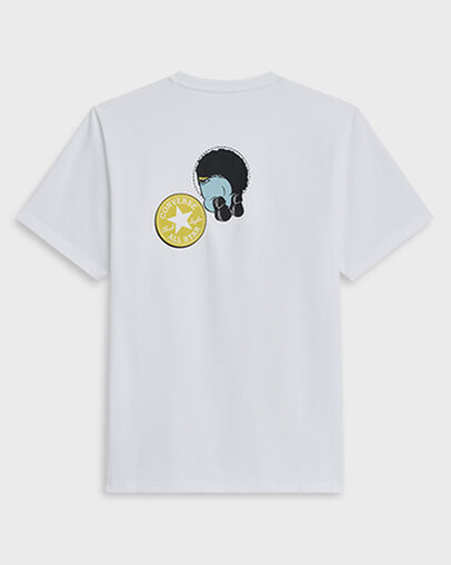 Converse x Minions T-Shirt White 10A, Detail View