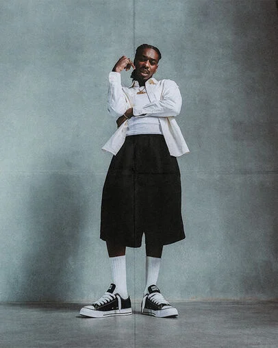 Chuck Taylor Throwback Black/Vintage White/Black, On Foot Shot 1