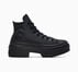 Chuck Taylor All Star Lugged Heel Leather Platform Black/Black/Black