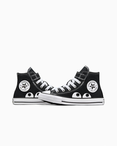 Chuck Taylor All Star Eyes Easy-On Black/White/Black, Detail Angle View