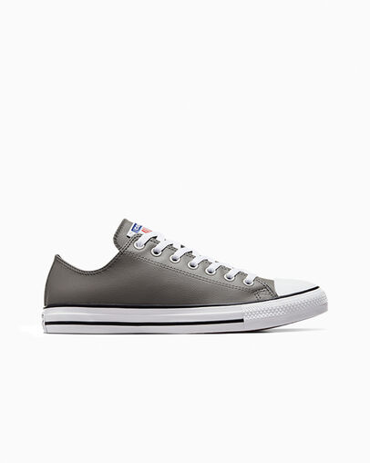 Chuck Taylor All Star Synthetic Leather Origin Story/White/Red, Outer Side View