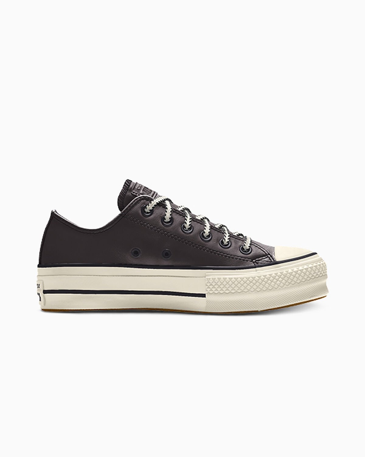Custom Chuck Taylor All Star Lift Platform Leather By You - 173159CSP24_black_SC