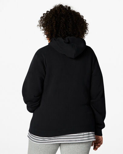 Converse Go-To Chuck Taylor Patch Standard Fit Pullover Hoodie Nero, Full Body View