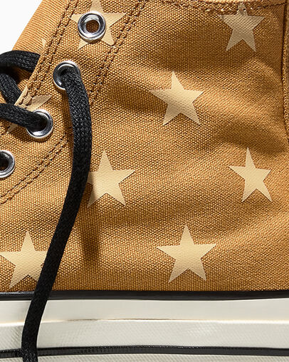 Chuck 70 Stars Honey Stick Brown/Hay Day Brown/Egret, Detail Angle View