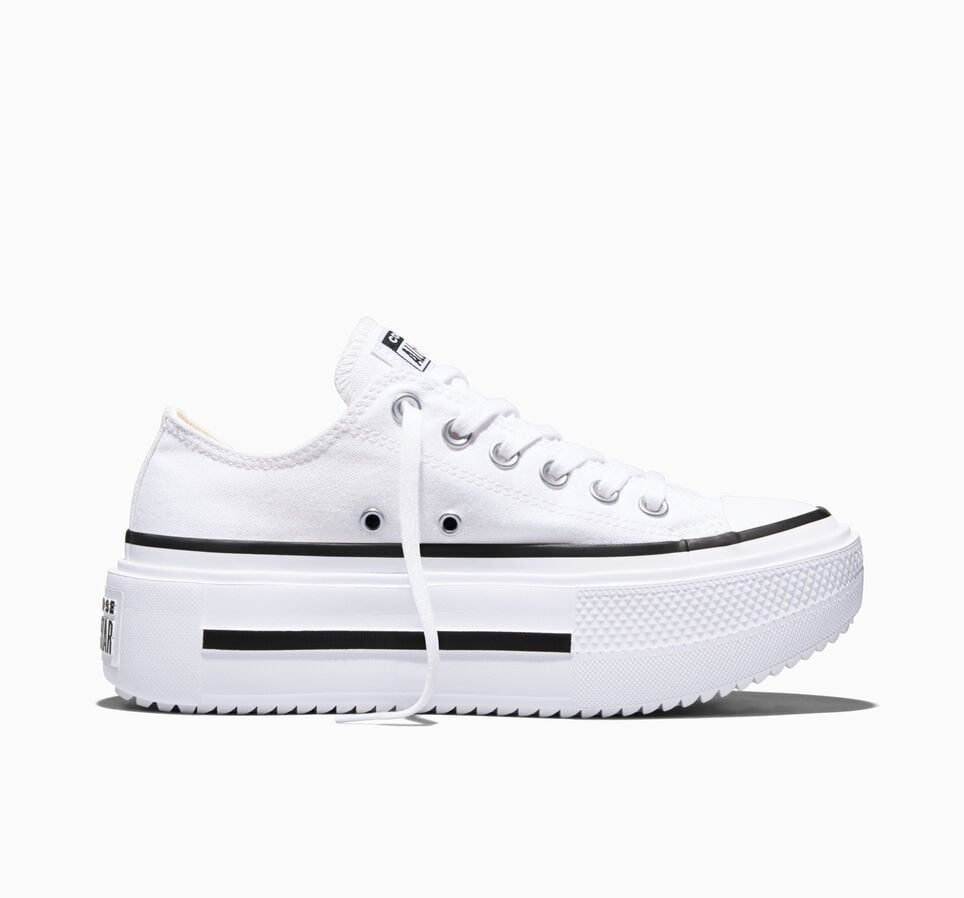 Chuck Taylor All Star Lift Double Stack Platform Canvas Blanco/Negro/Blanco