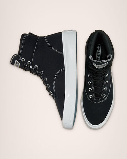 Skidgrip CVO Black/Black/White, Top and Side View