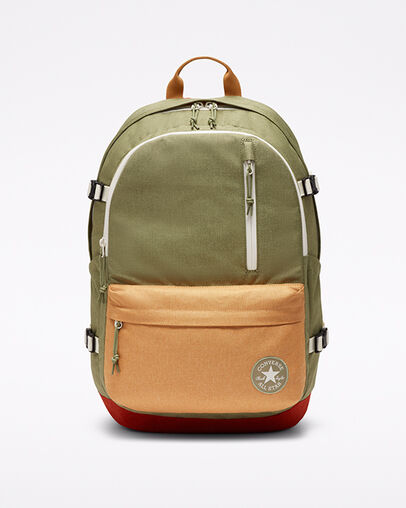 Straight Edge Backpack Street Sage/Soba/Venetian Rust, Front View