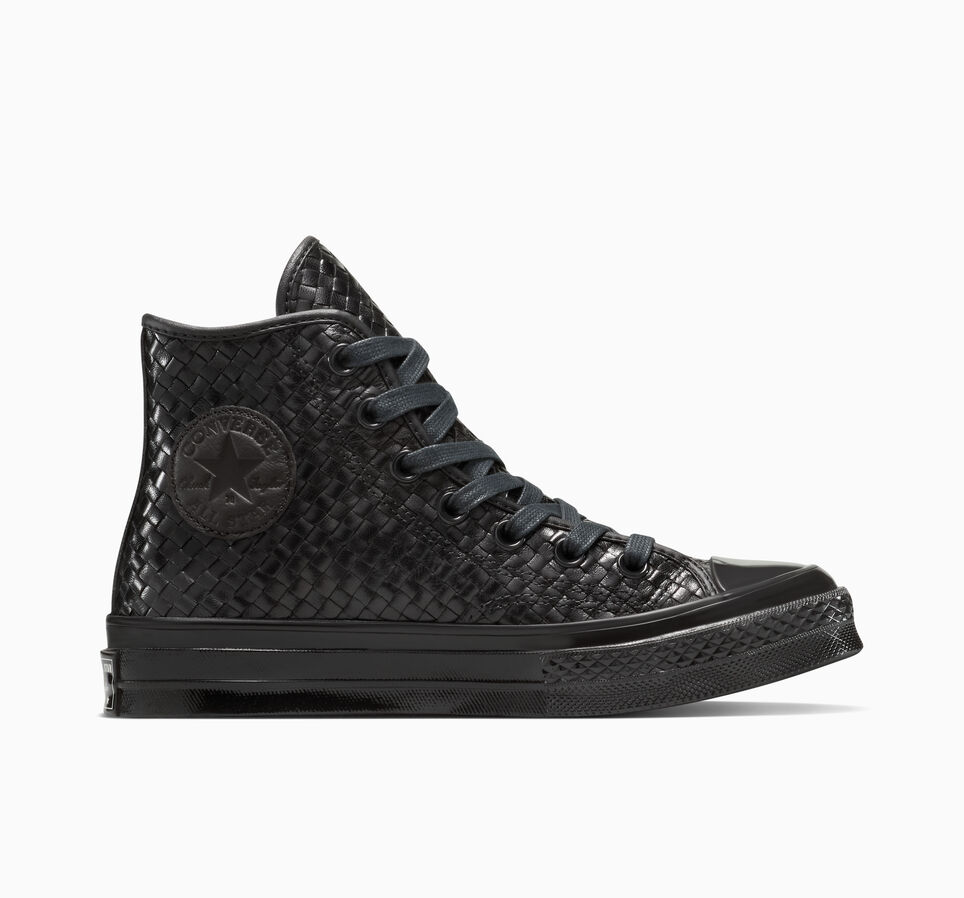 Chuck 70 Woven Leather Black/Black/Black