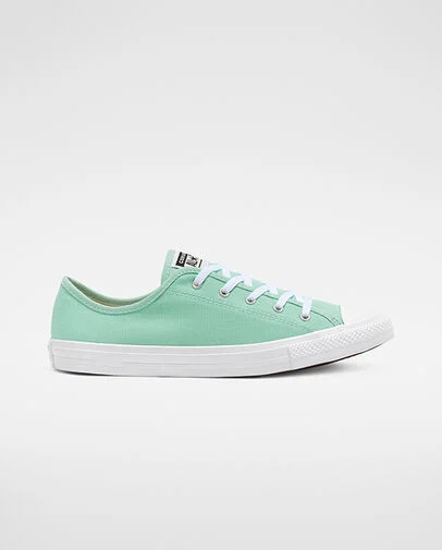 Chuck Taylor All Star Dainty Menthe oc&eacute;an/Blanc/Blanc, Outer Side View