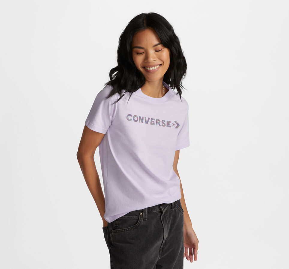 Converse T shirt met tekstlogo