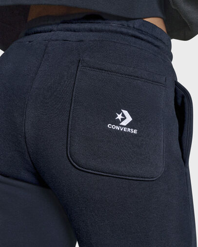 Star Chevron Pants Black