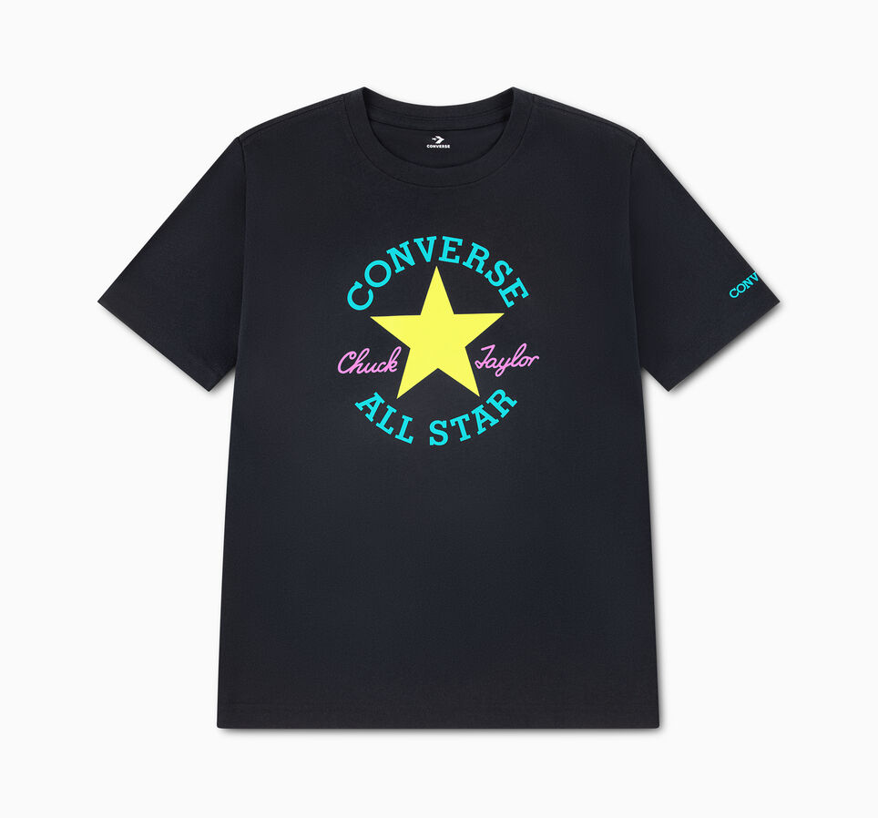 Chuck Taylor Patch T-Shirt Black/Neon Mantis Green