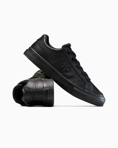 Converse Sport Casual Easy-On Black/Black/Black, Detail Angle View