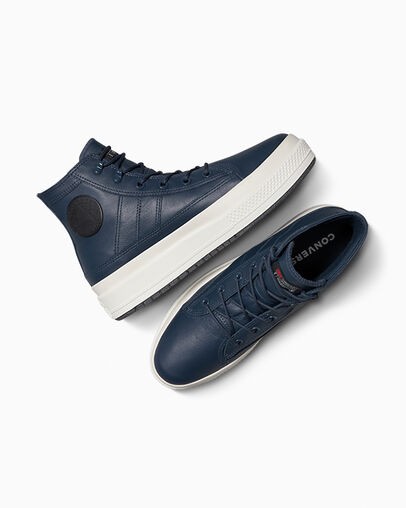 Chuck Taylor All Star Equip Waterproof Navy/Navy/Egret, Angled View