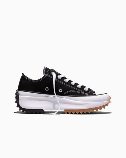 Run Star Hike Zwart/Wit/Gum, Outer Side View