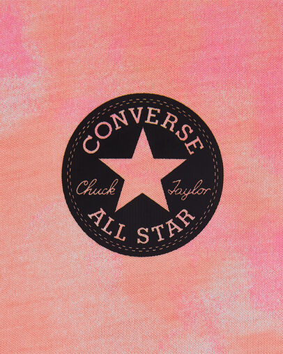 Camiseta Washed Floral Boxy Rosa digital, Full Body View