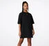 Wordmark Oversized T-Shirt Dress Converse Black
