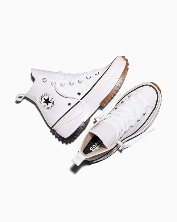 Run Star Hike Blanc/Noir/Marron gomme