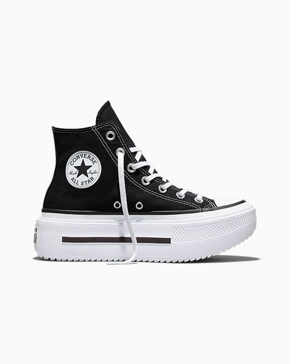 Chuck Taylor All Star Lift Double Stack Platform Canvas Black/White/Black