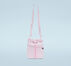 D&eacute;couvrez le mini sac seau bandouli&egrave;re Mousse rose