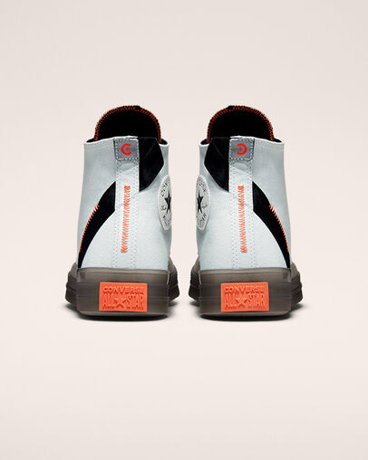 Chuck Taylor All Star CX Stretch Canvas Light Silver/Black/Wild Mango, Heel View