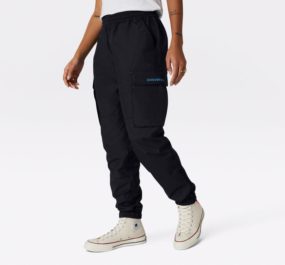 Woven Cargo Jogger Converse Black