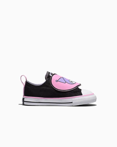 Converse x Hello Kitty&reg; and Friends One Strap My Melody&trade; & Kuromi&trade; Black/Pink/Brown, Outer Side View