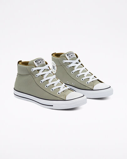 Chuck Taylor All Star Street Digital Terrain Light Field Surplus/Dark Moss, Angled View