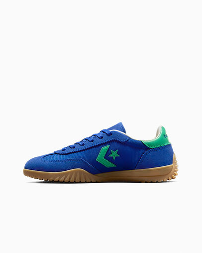 Run Star Trainer Bleu/Vert sommet/&Eacute;cru, Inner Side View