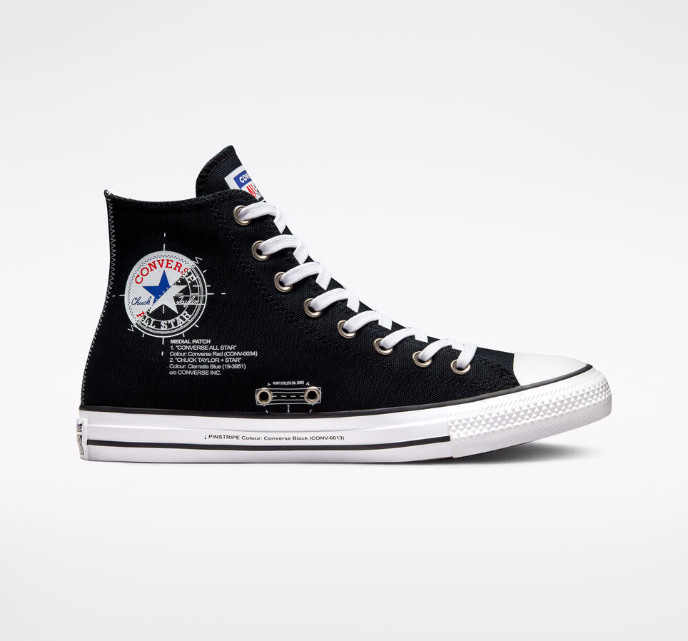 Chuck Taylor All Star Blueprint Black/High Risk Red