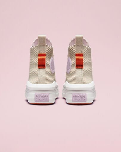 Chuck Taylor All Star Move Future Utility Ficelle/Blanc vintage/Fosse de feu, Heel View