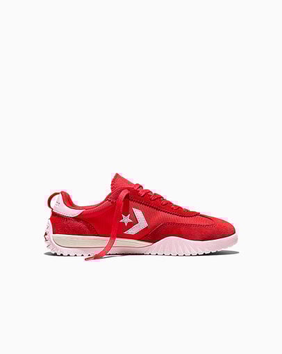 Run Star Trainer Red/New Found Bloom/Egret, Outer Side View