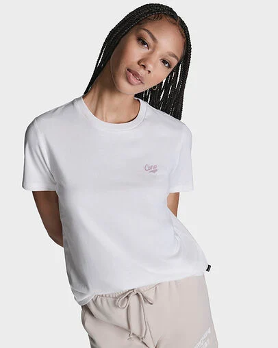 Winged Chucks T-Shirt White, Back View