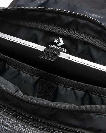 Chuck Taylor Messenger Bag Converse Black/Heather Black, Detail View