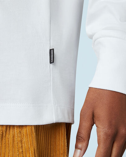 Tee-shirt &agrave; manches longues et imprim&eacute; l&eacute;opard arc-en-ciel Blanc, Detail View