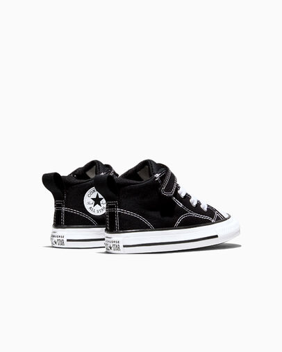 Chuck Taylor All Star Malden Street Easy-On Canvas Black/Black/White, Heel View