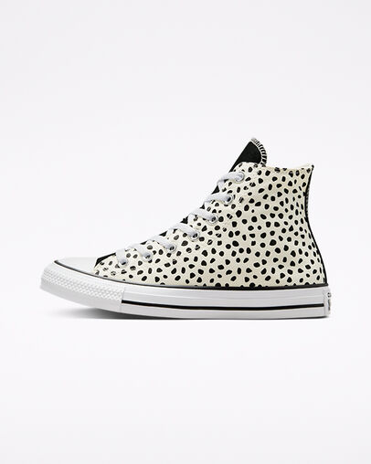 Bienvenue dans l'univers sauvage de la Chuck Taylor All Star &Eacute;cru/Noir/Blanc, Inner Side View