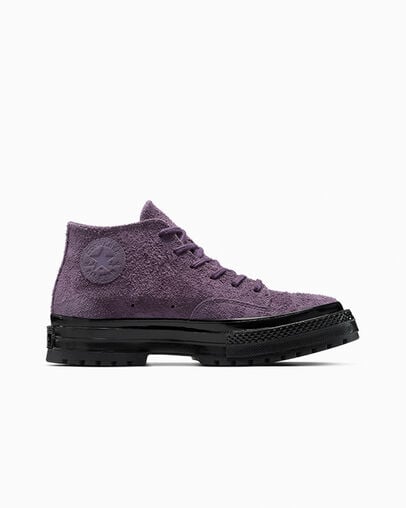 Chuck 70 National Suede Raisin/Raisin/Black, Outer Side View