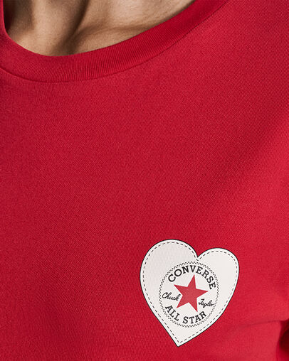 Valentine's Day T-Shirt Converse Red, Detail View