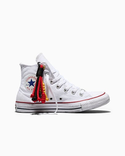 Chuck Taylor All Star Patriotic Country White Stone Wash, Outer Side View