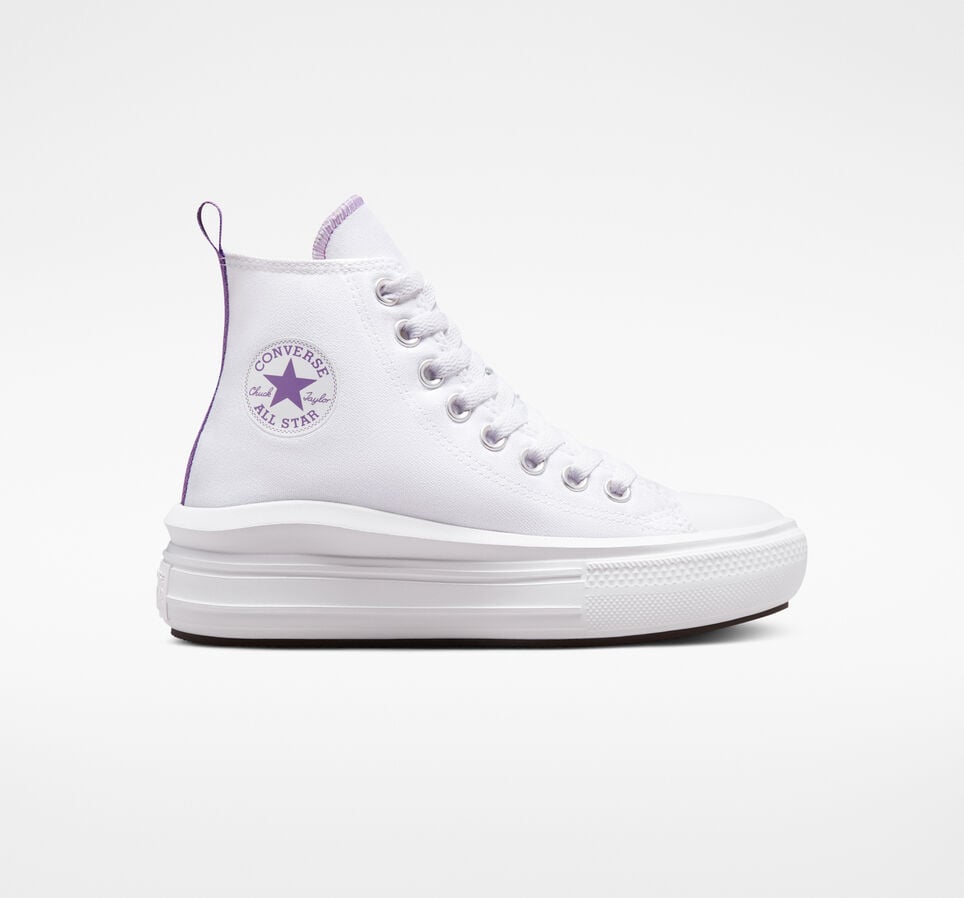 Chuck Taylor All Star Move Platform Blanc/Violet pixel/Blanc
