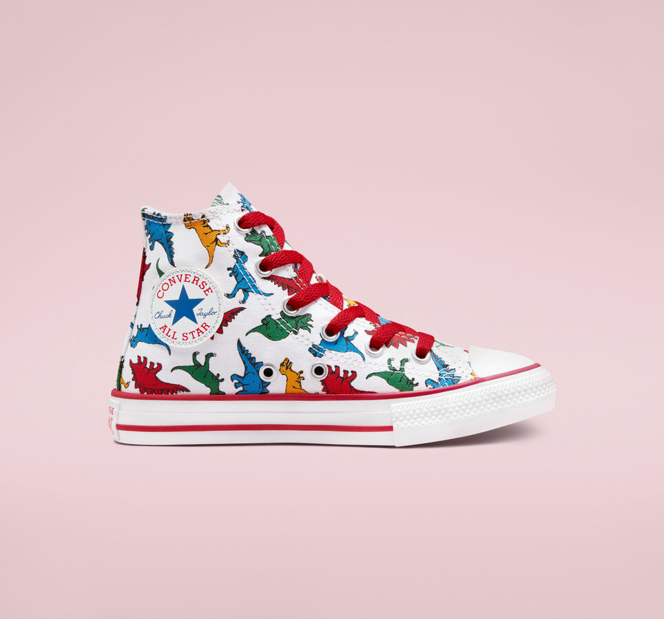 Chuck Taylor All Star Dinosaurs Wit/Enamel Red/Totally Blue