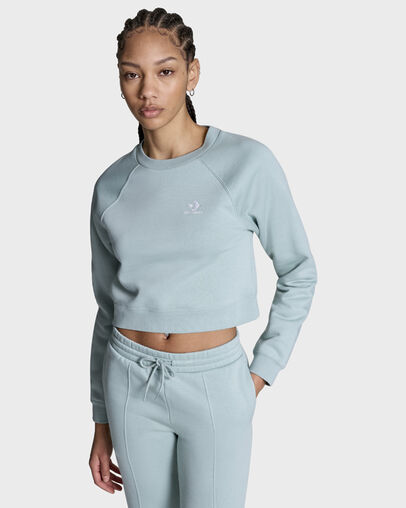 Star Chevron Cropped Crew Neck Mint Condition, Back View