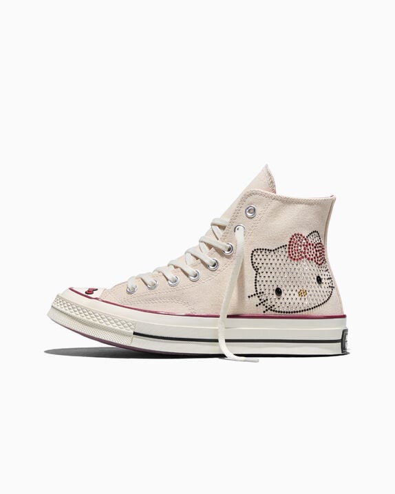 Converse x Hello Kitty Chuck Taylor 70 Swarovski&reg; Egret/Sporty Berry/Black