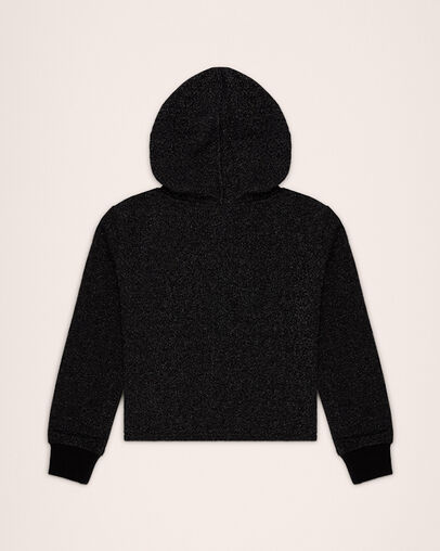 Sudadera con capucha corta All Star Negro, Back View