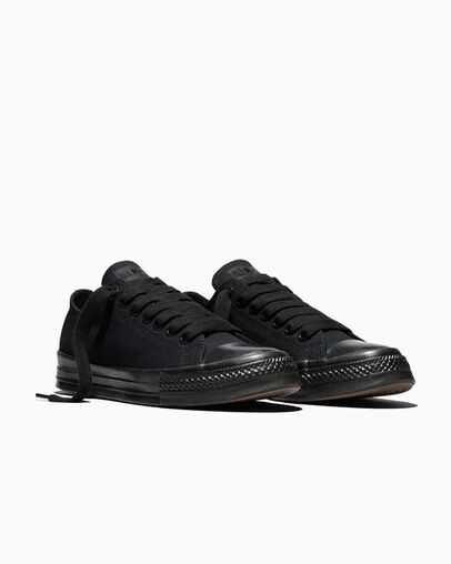 Chuck Taylor Throwback Black/Black/Black, Top and Side View