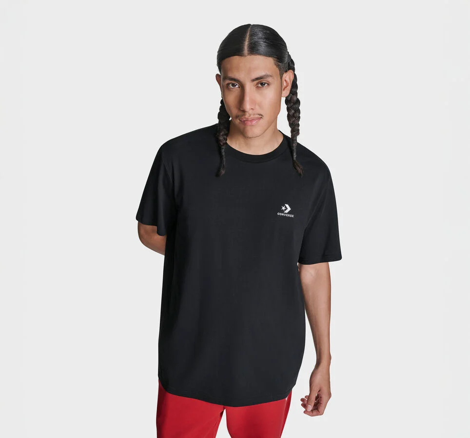 Star Chevron T-Shirt Black