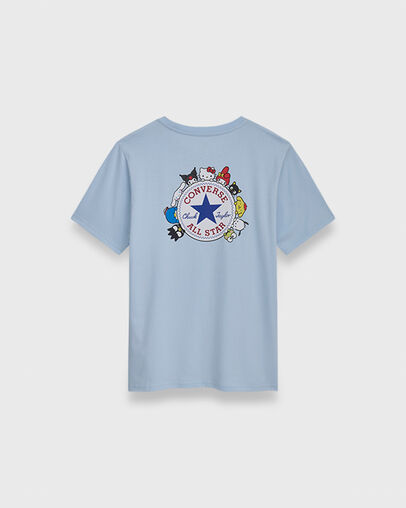 Converse x Hello Kitty And Friends Chuck Taylor Patch T-Shirt Clear Skies, Back View