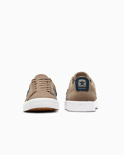 CONS PL Vulc Pro Classic Suede Cargo vintage/Blanco/Azul marino, Heel View